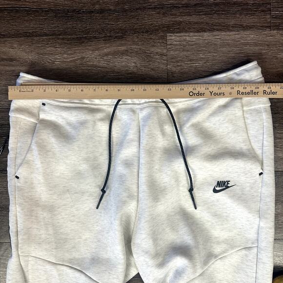 Nike Sportswear Tech Fleece Joggers Sweatpants Men's XXL Heather/Gray HV0959-051 - Picture 6 of 7